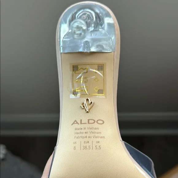 Aldo Transparent and Gold Heels - Picture 8 of 8